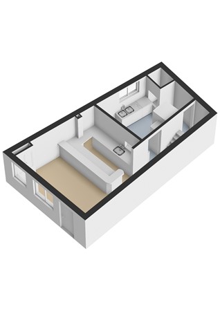 Floorplan - Rijnstraat 87, 3441 BS Woerden